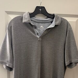 Tommy Bahama Gray Polo Shirt